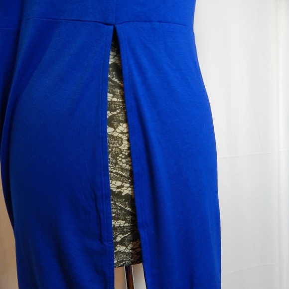 Eloquii Royal Blue Short Sleeve Top Size 14/16 - Picture 3 of 4